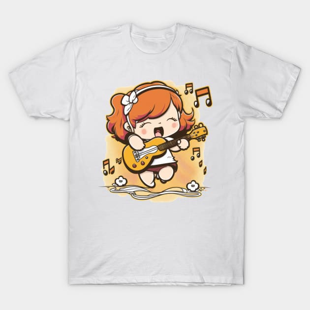 Rocking out with my little friend T-Shirt by Pixel Poetry